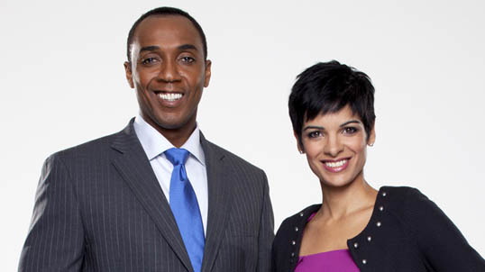 Anne Marie Mediwake hosts the Canadian Broadcasting Corporation’s (CBC) Toronto news on weeknights with Dwight Drummond. (Picture by CBC)