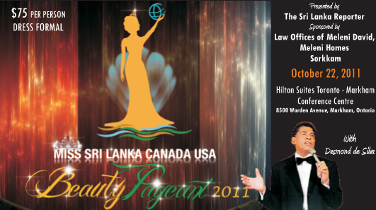 Miss Sri Lanka Canada USA 2011