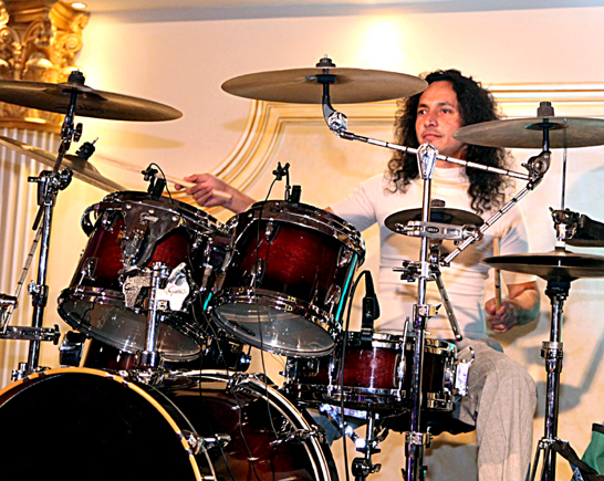 Misty drummer Dennis “The Menace” Alwis.