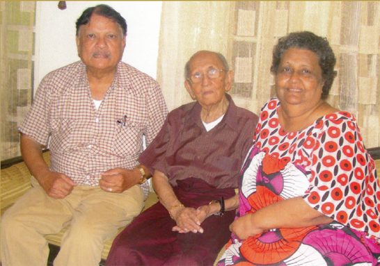 Sivanandan, Lester and Sumithra Peiris.