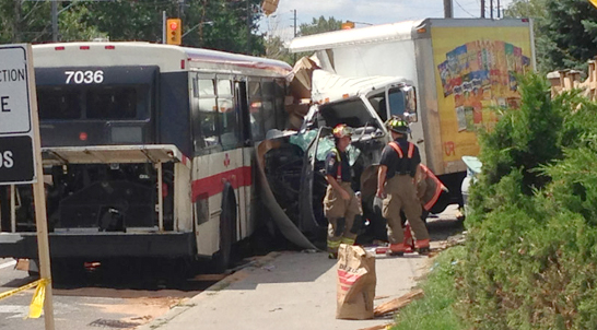 Scene of the crash. (CBC Photo)