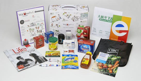 WelcomePack brings together over 30 Canadian brands in an initiative that will deliver welcome gift packs to 30,000 new Canadian immigrants .