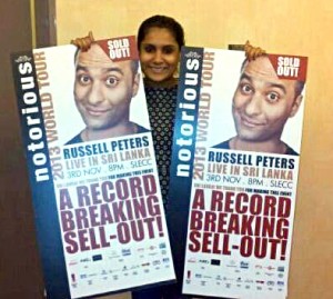 Russell Peters ended his Notorious World Tour 2013 to a sold out crowd in Colombo.