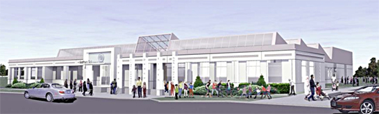 Architectural rendering of the permanent premises of the Sathya Sai School of Canada - scheduled to open in September 2014