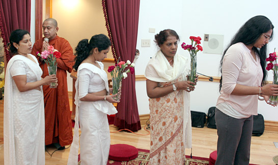 Highlights from the ceremony at Toronto Maha Vihara.