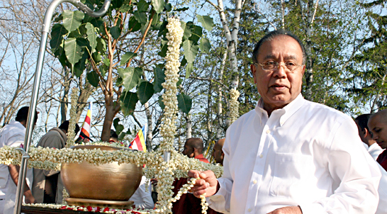 Lakshman Maskorala during the ceremony.