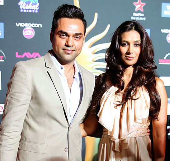 Abhay Deol and Preeti Desai arrive at the IIFA Awards.