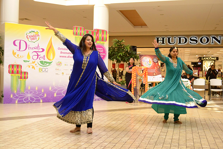 Dance performance at Canada Dry Diwali Fest media launch.