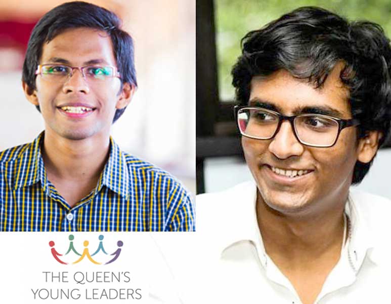 Rakitha Malewana, 21 years old (left) from Colombo, has been chosen in recognition of his work on HIV/AIDS, and 24-year-old Senel Wanniarachchi (right) also from Colombo, has been acknowledged for his work on informing and engaging members of his community through the use of social media.