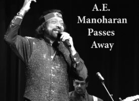 A.E. Manoharan passed away yesterday at the age of 73. (File picture by Mahesh Abeyewardene)